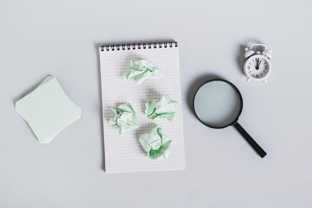 A magnifying glass hovering over a detailed legal document with sustainability icons in the background, symbolizing the close examination of regulatory texts.