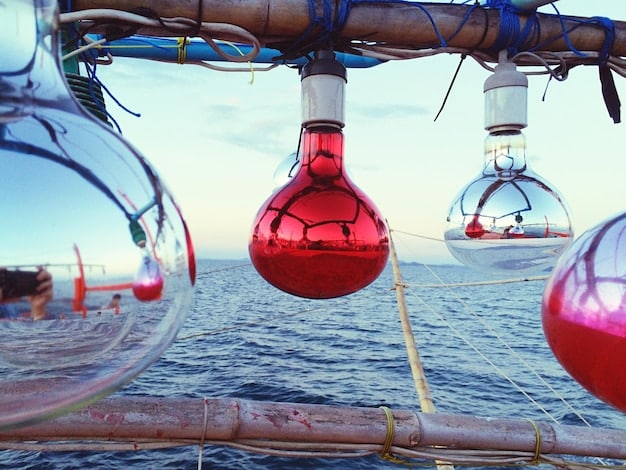 A research vessel conducting oceanographic measurements, with scientists deploying sensors into the water, symbolizing scientific studies and data collection on ocean chemistry.